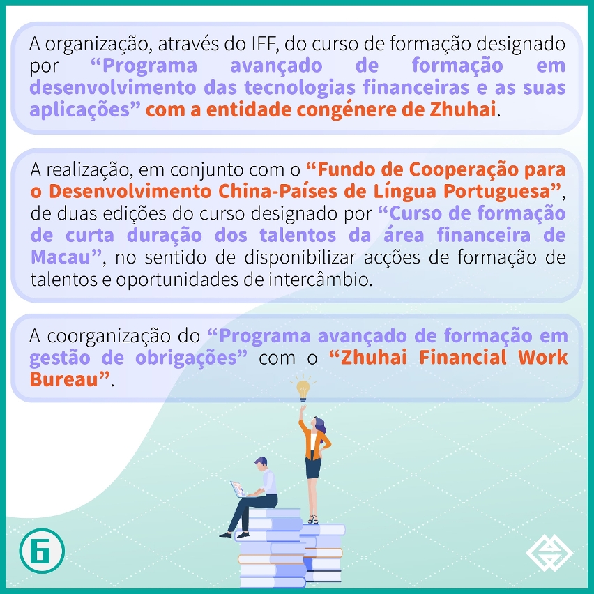 Infografia sobre a formação dos talentos na área financeira moderna