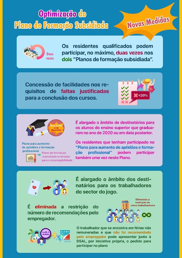 Inscrições para o “Plano de formação subsidiada orientada para o aumento das competências técnicas” abertas entre 21 e 27 de Maio