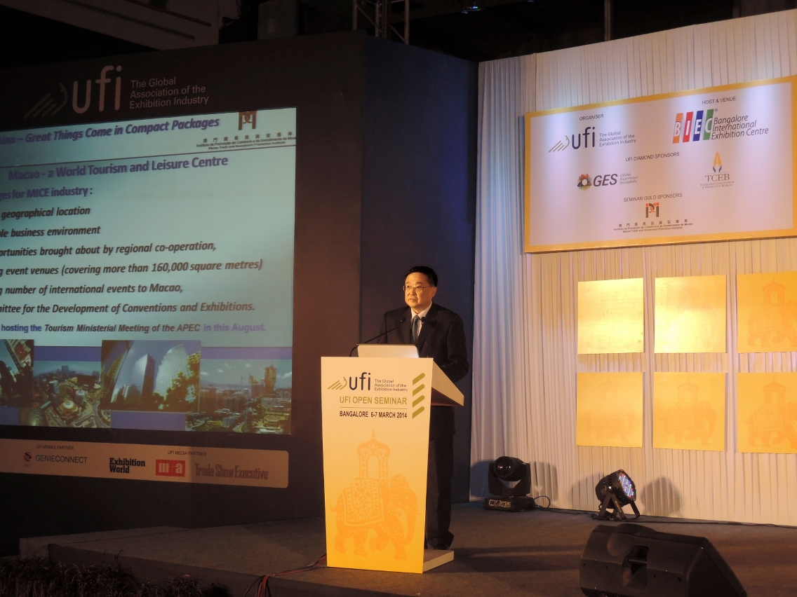 Mr. Jackson Chang, President of IPIM delivered the speech during the event.