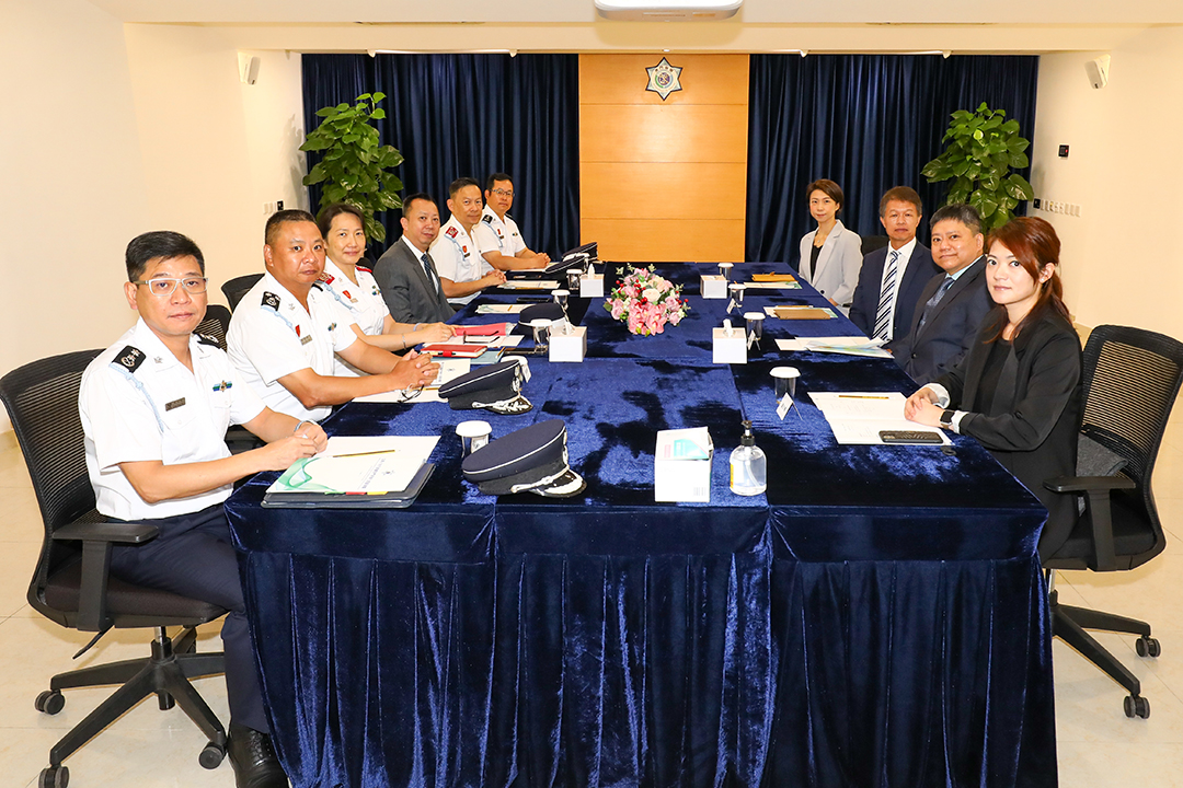 Working meeting with the Macao Customs Service for the first phase of data collection