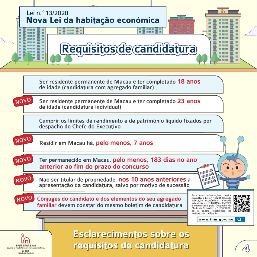 Requisitos de candidatura