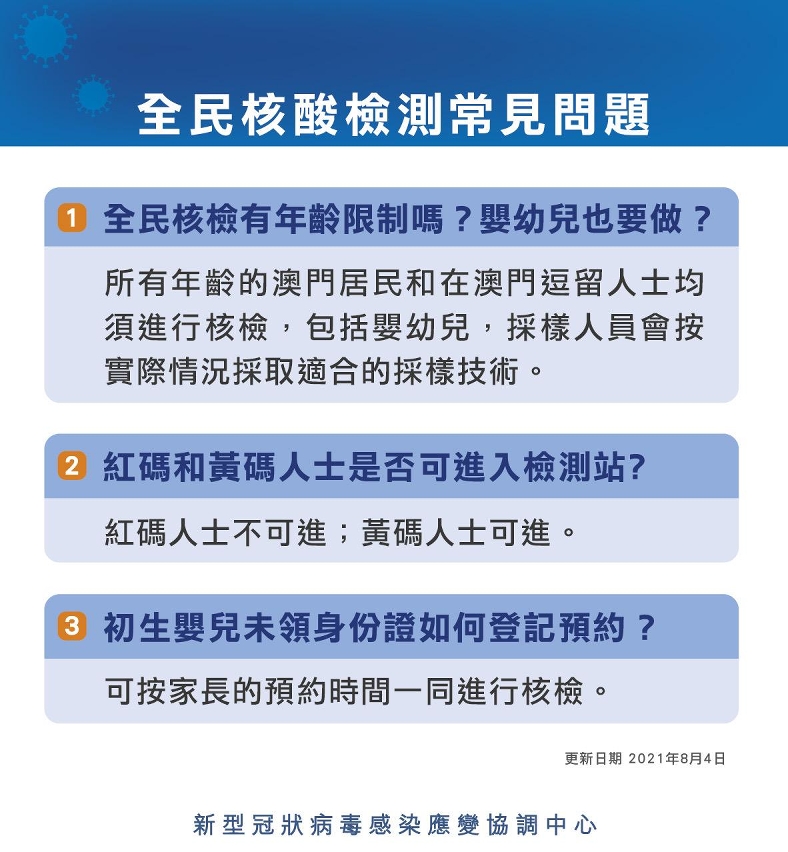 全民核酸檢測常見問題01