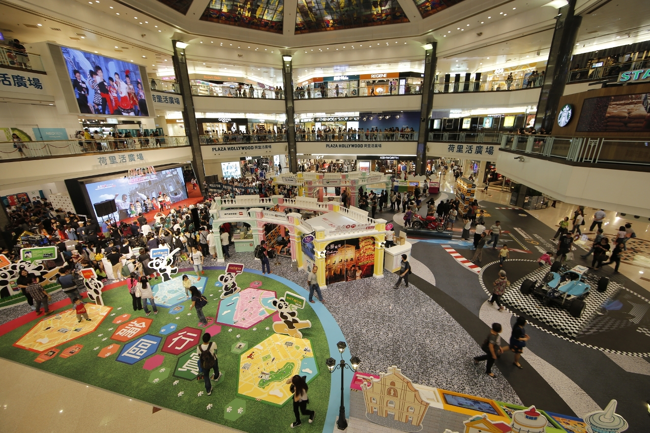 Hong Kong citizens participate in the carnival fun