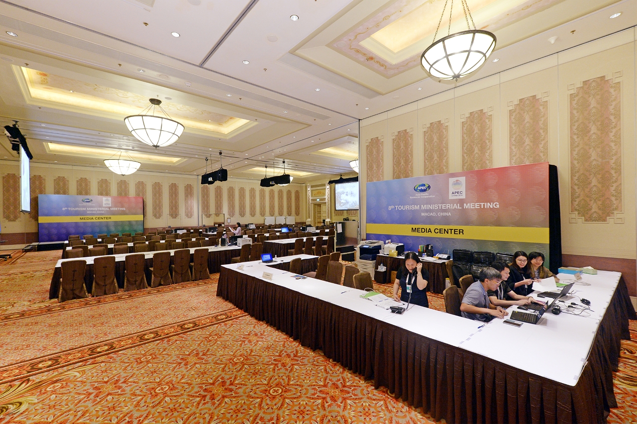 Media Center in operation for the 8th Asia-Pacific Economic Cooperation (APEC) Tourism Ministerial Meeting (TMM8).