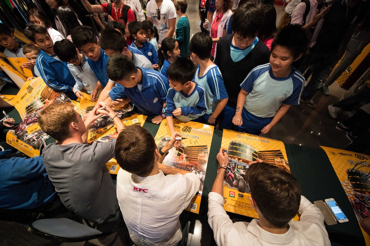 Drivers and Riders meet Macau Grand Prix’s youngest fans