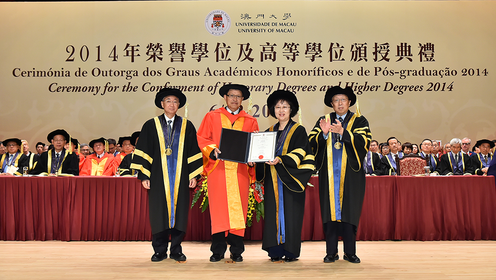 Ir Siu Yin Wai receives the Degree of Doctor of Science honoris causa