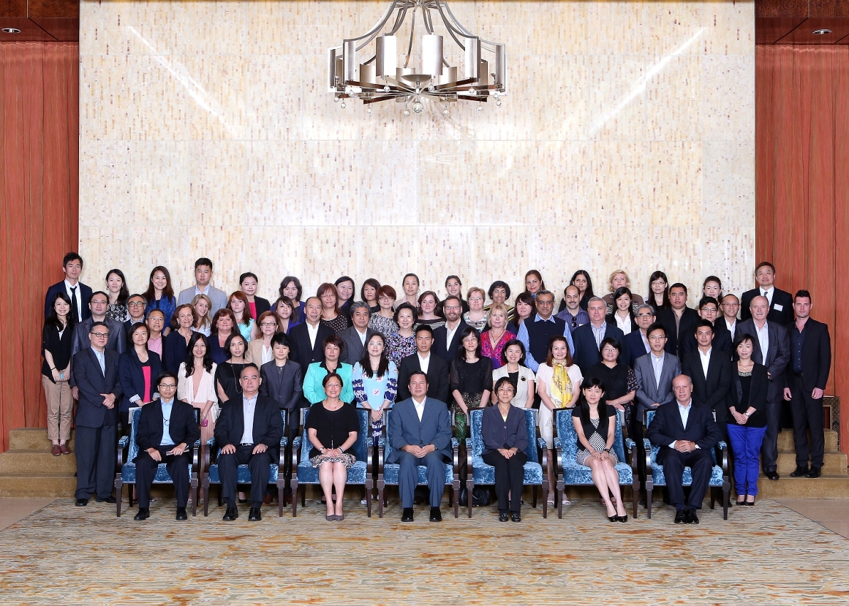 Secretary Cheong with MGTO officials and overseas representatives