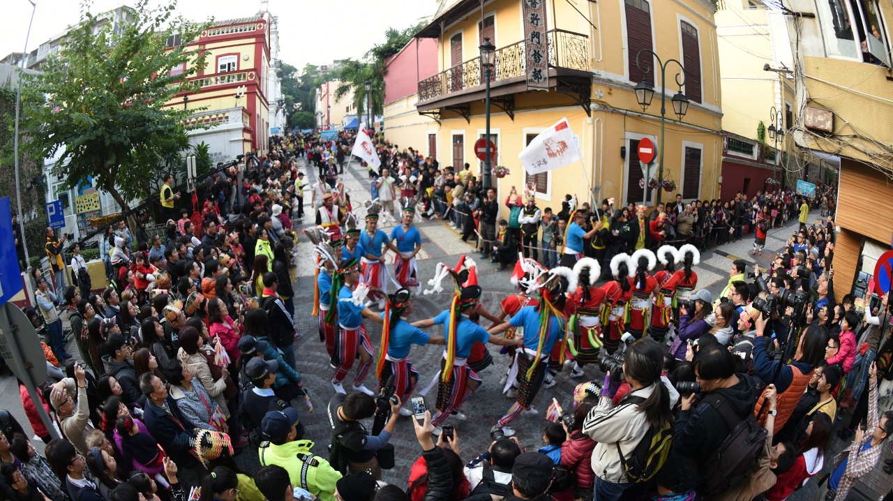 “Parade through Macao, Latin City”