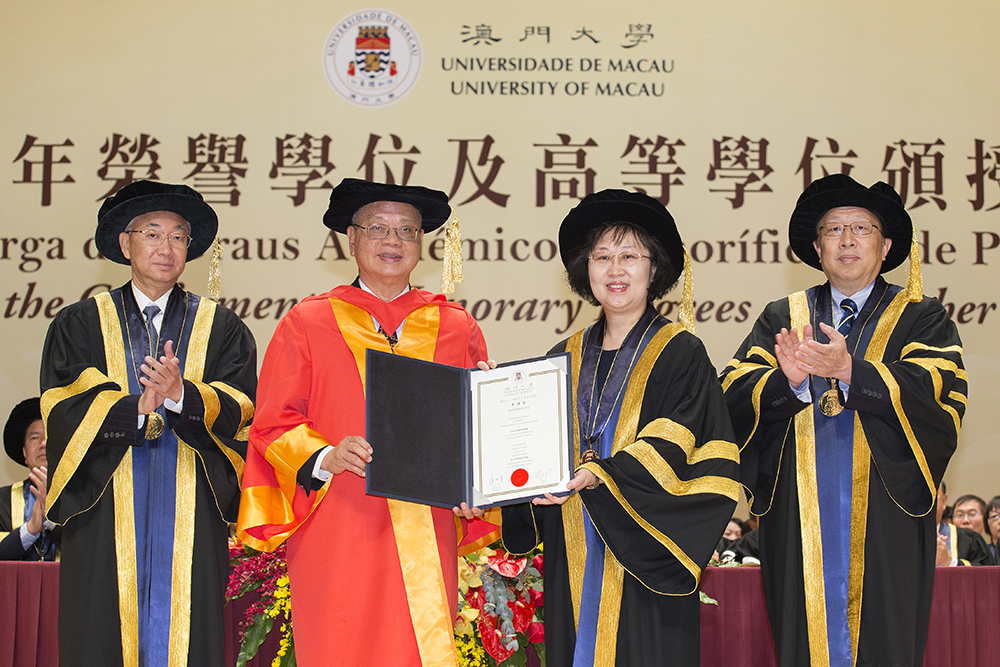 Prof Lee Chack Fan receives the Degree of Doctor of Science honoris causa