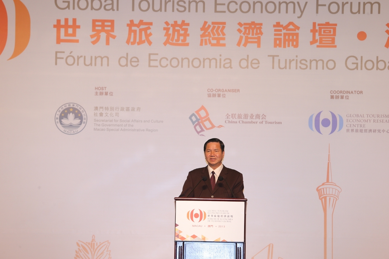 The second edition of the GTE-Forum officially adjourned today after the three-day program. Mr. Cheong U, Secretary for Social Affairs and Culture of the Macau SAR Government delivered his closing remarks.