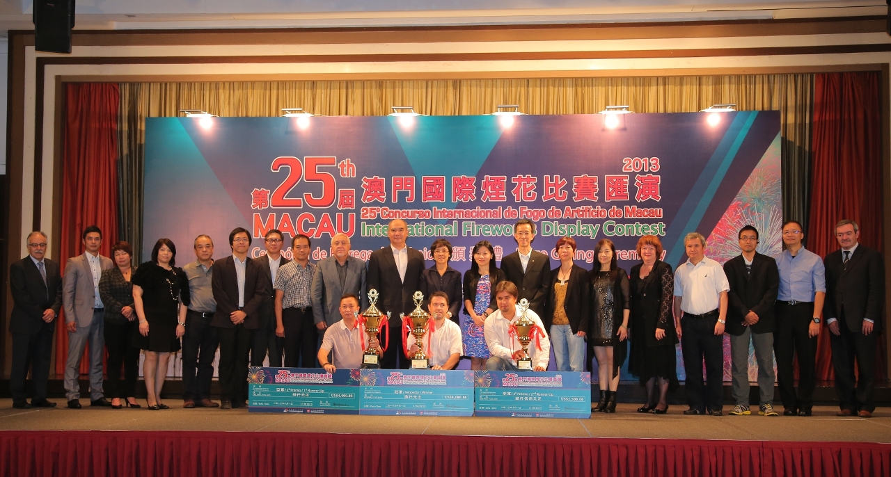 25th Macau International Fireworks Display Contest adjourns in splendor