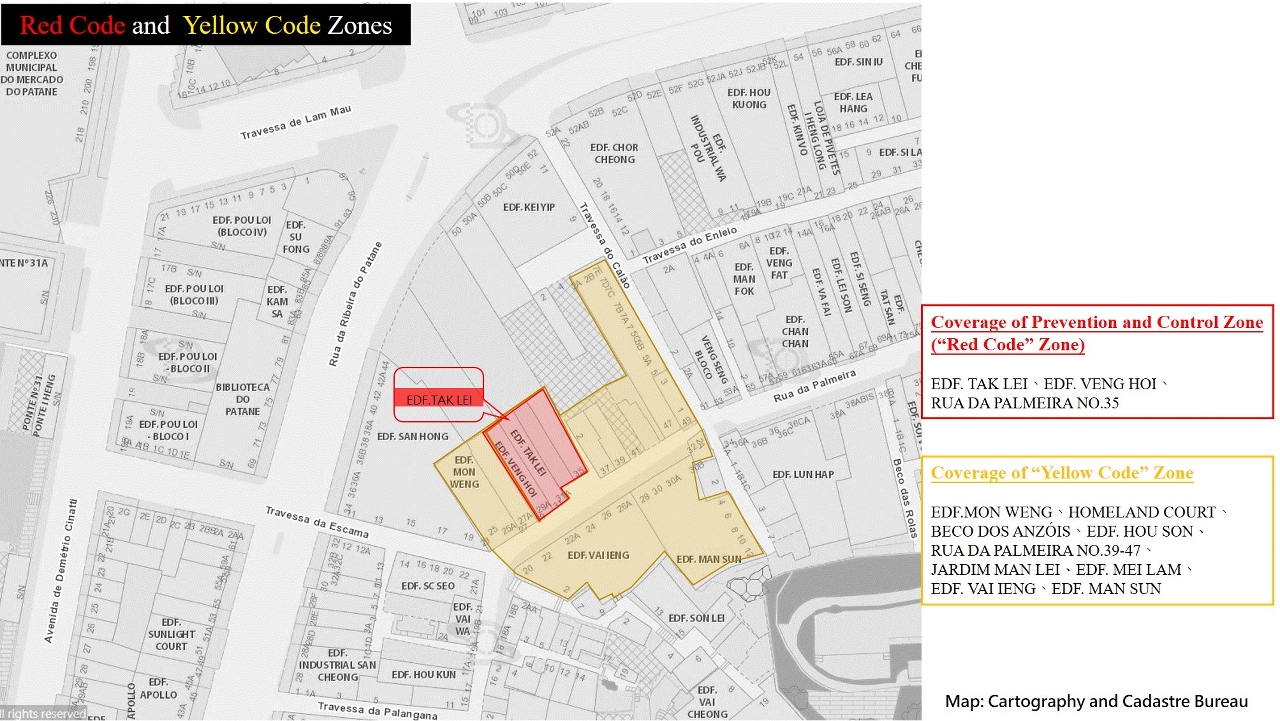 Closure and control measures implemented on the living areas of the 66th confirmed case