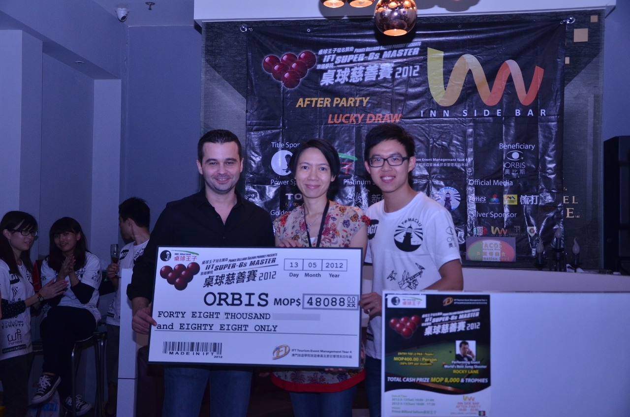 Cheque presentation ceremony