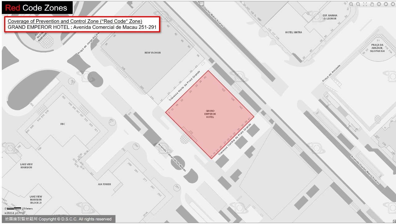 Red code zones b