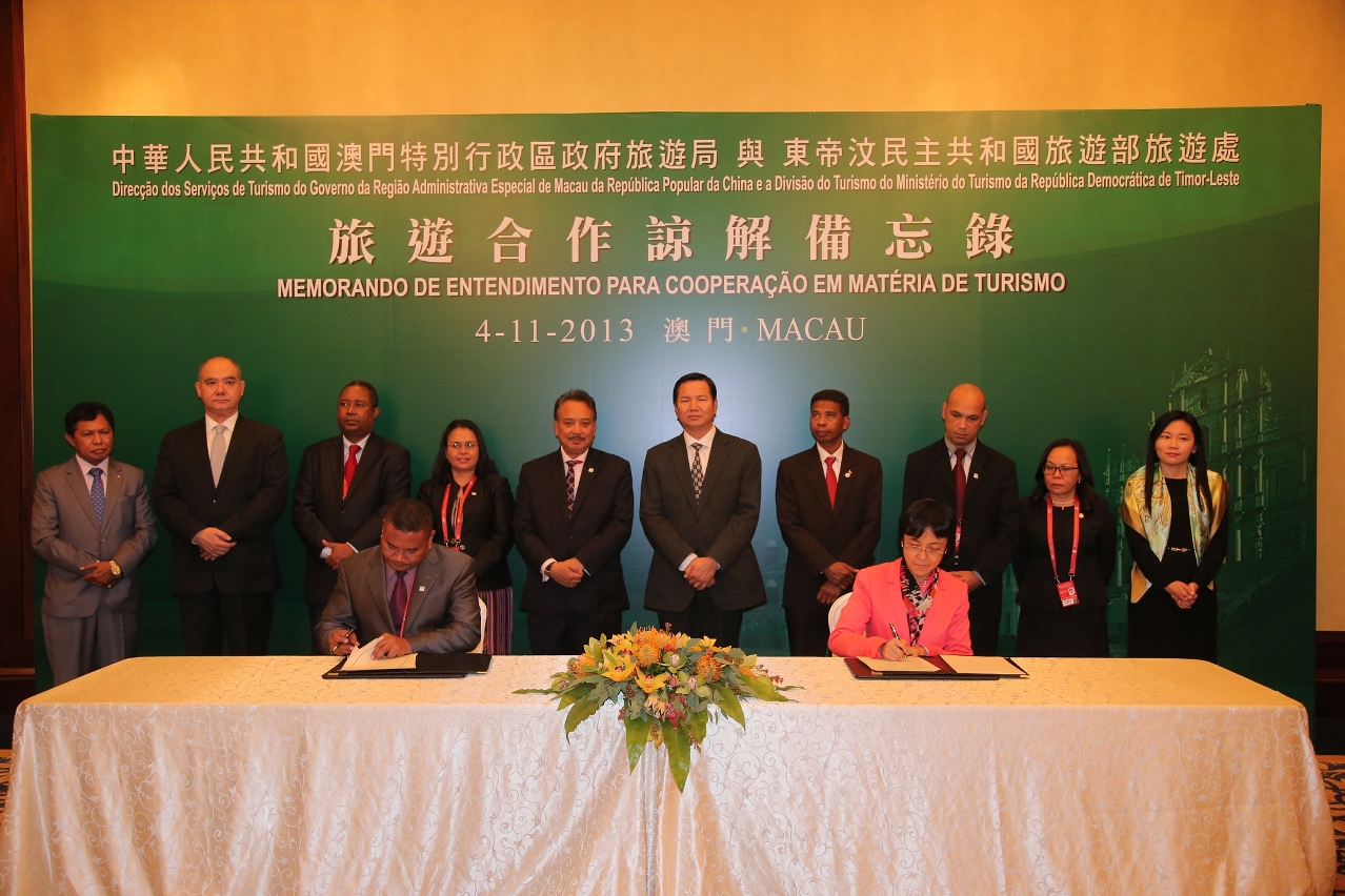 Macau and East Timor sign MOU to strengthen tourism cooperation