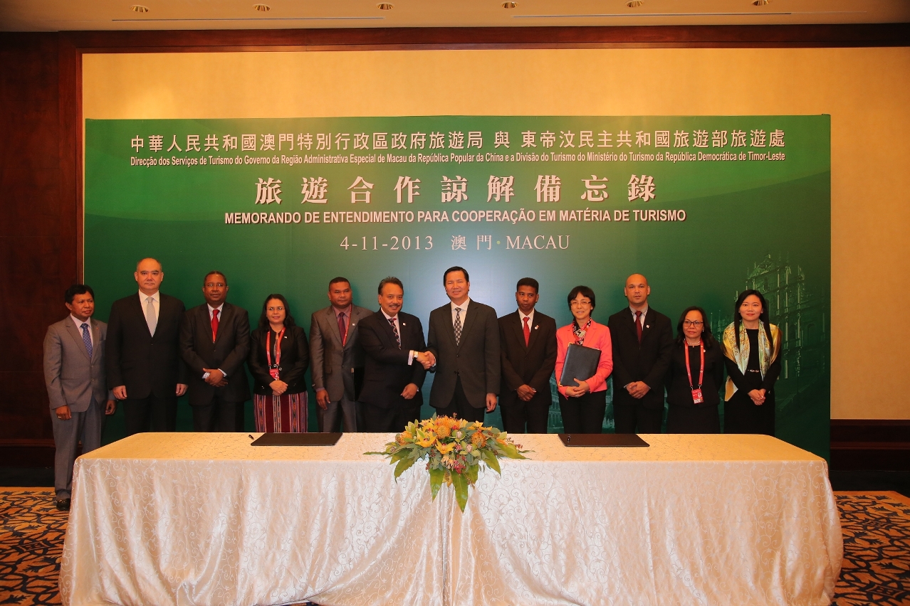 Macau and East Timor sign MOU to strengthen tourism cooperation
