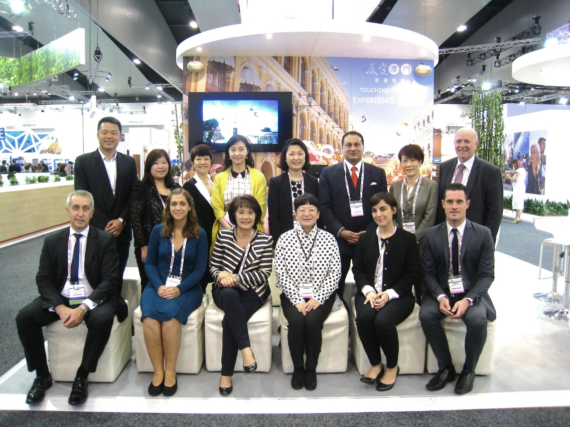 Group photo of IPIM´s delegates at “The Asia-Pacific Incentives and Meetings Expo (AIME 2015)