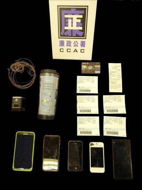 Evidence seized in prison cells and on the individuals involved