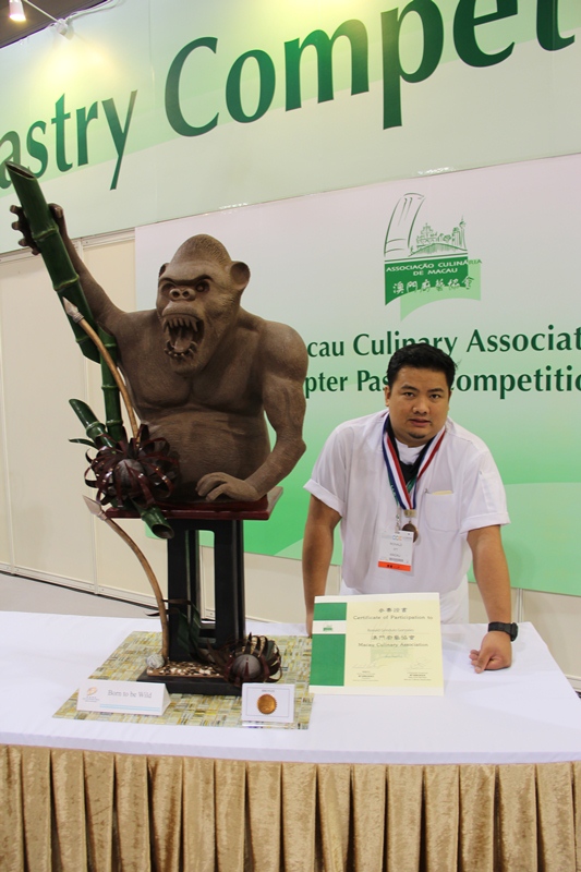 IFT Pastry Artisan Ronald Gonzales  won the bronze medal in Artistic Chocolate, Margarine or Sugar Showpiece in “Macau 6th Chapter Pastry Competition”.