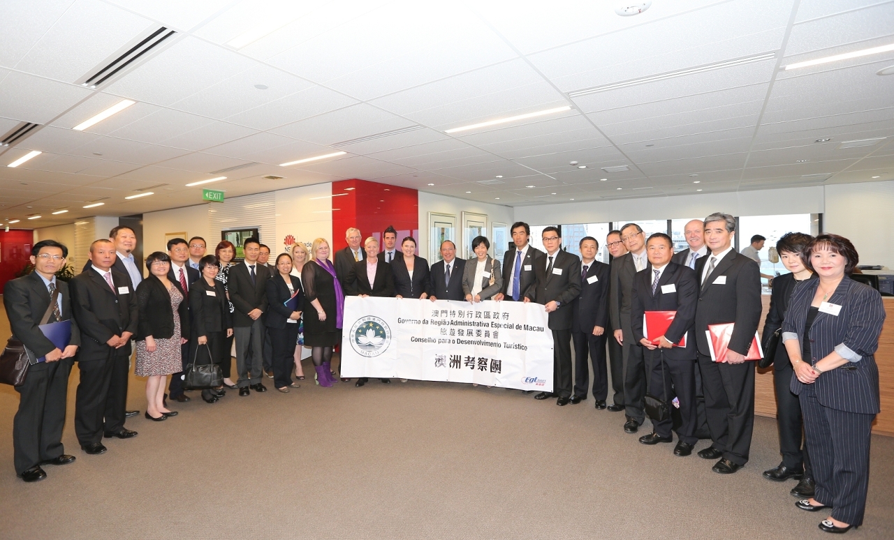 Delegação de oficiais e operadores de turismo de Macau em Sidney