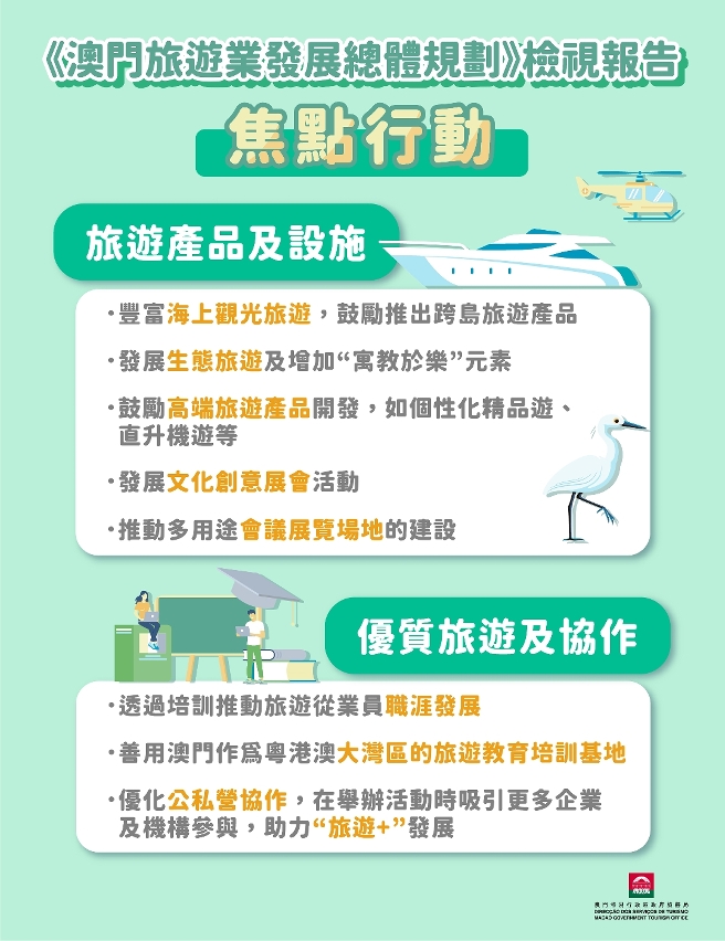 《澳門旅遊業發展總體規劃》檢視報告