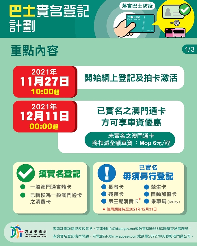 巴士實名登記計劃1