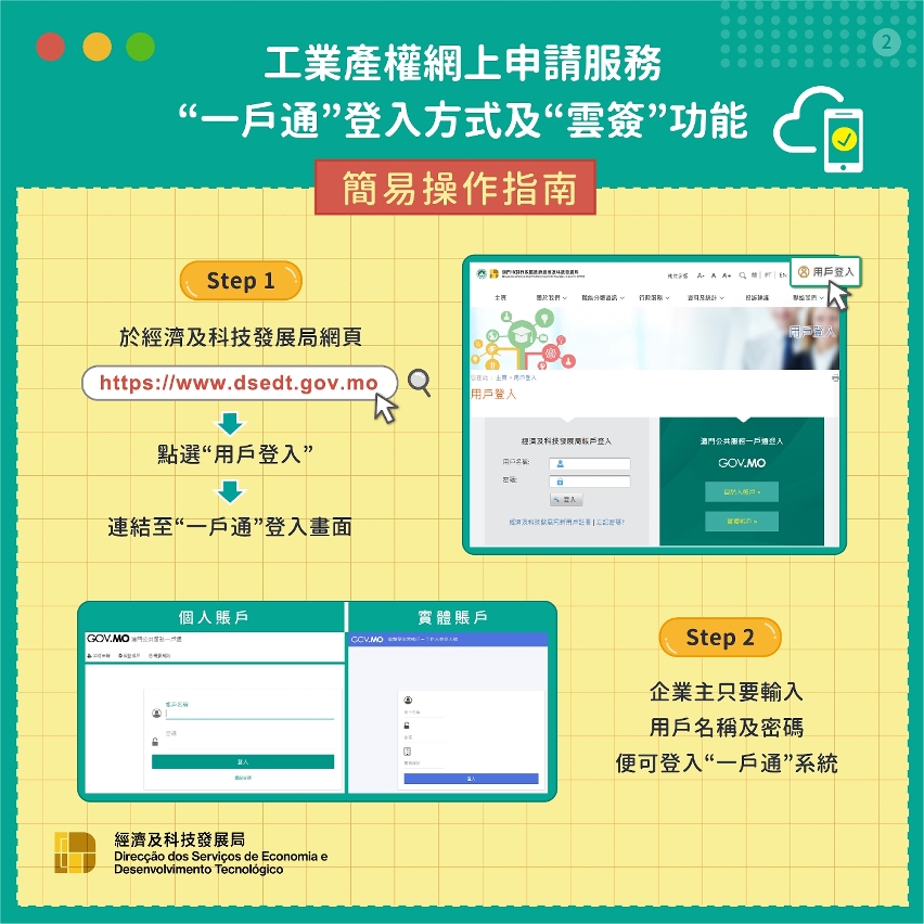 經科局持續優化工業產權網上申請服務 2
