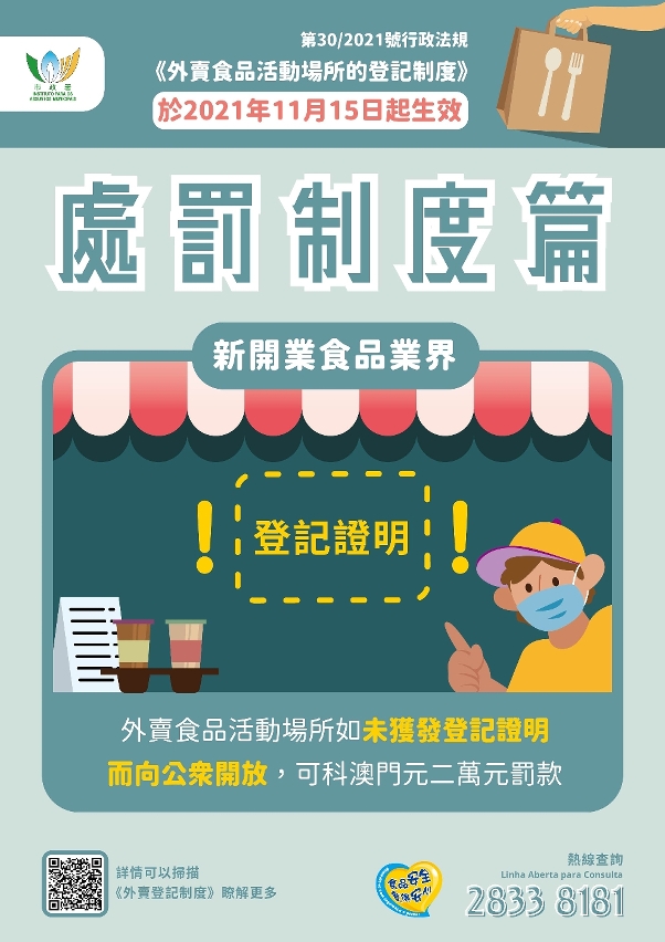 [圖文包]外賣食品活動場所的登記制度_處罰制度篇