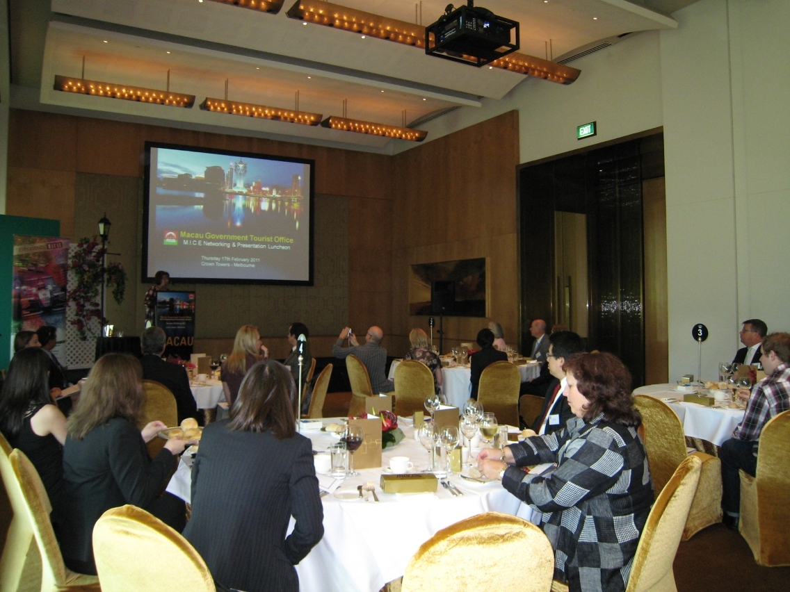 Networking luncheon hosted by MGTO for its counterparts in Melbourne