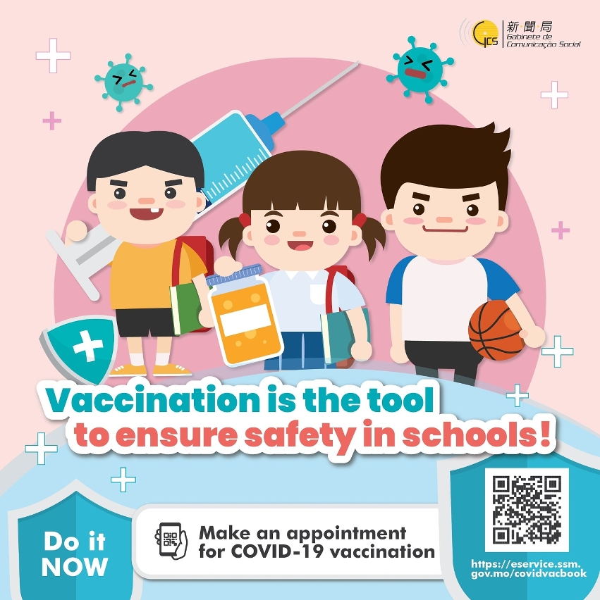 Vaccination is the tool to ensure safety in schools!