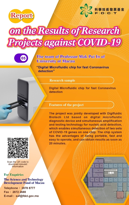 【infographic 5】report on the results of research projects against covid-19