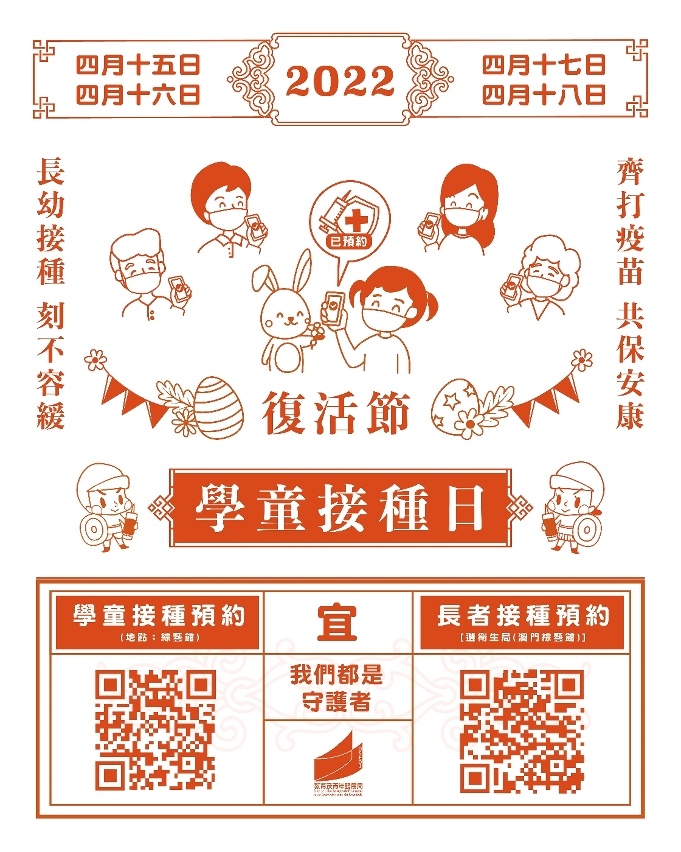 復活節學童接種日