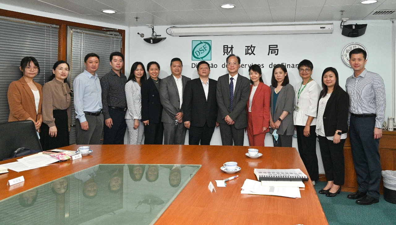 橫琴粵澳深合區財政局人員拜訪澳門財政局