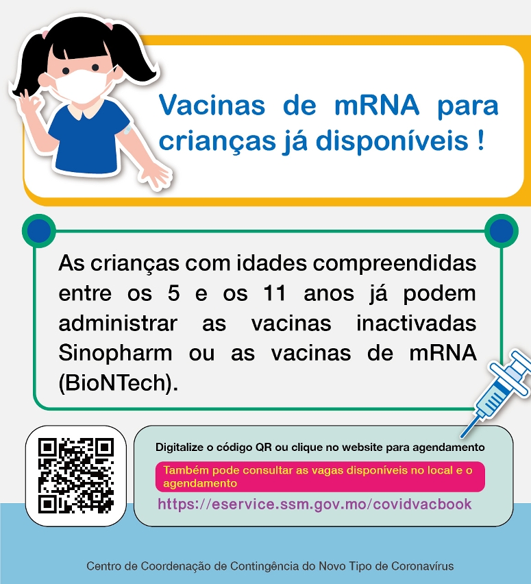 Vacinas de mRNA para crianças já disponíveis !