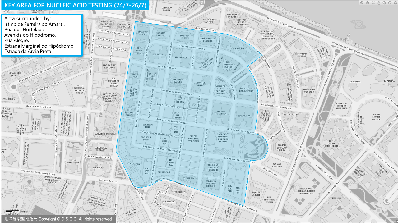 vicinity of Border Gate and Bairro Iao Hon Municipal Market