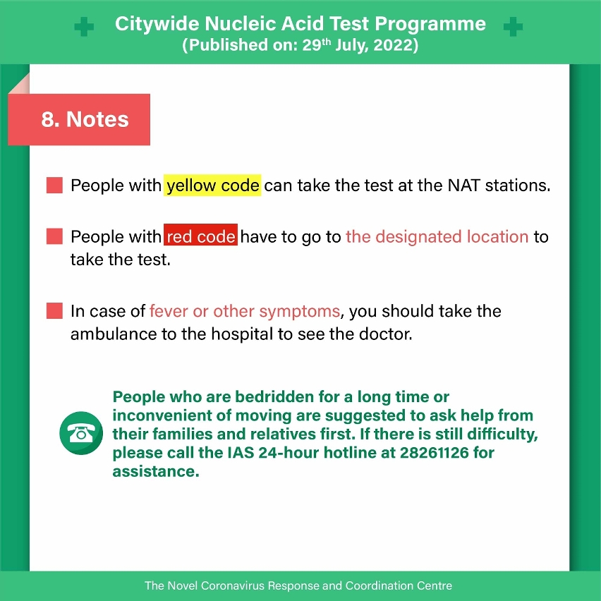 Infographics of Round 14 of Citywide NAT Programme