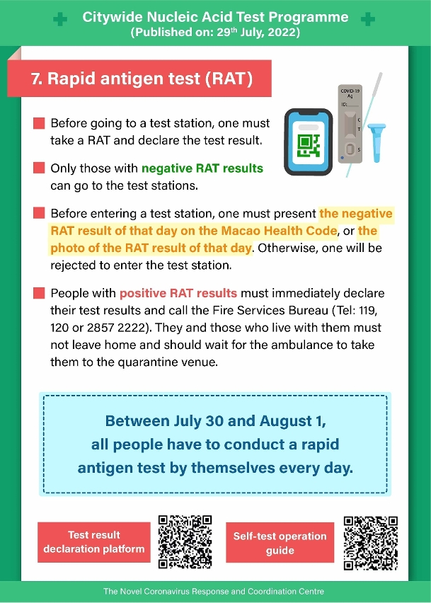 Infographics of Round 14 of Citywide NAT Programme