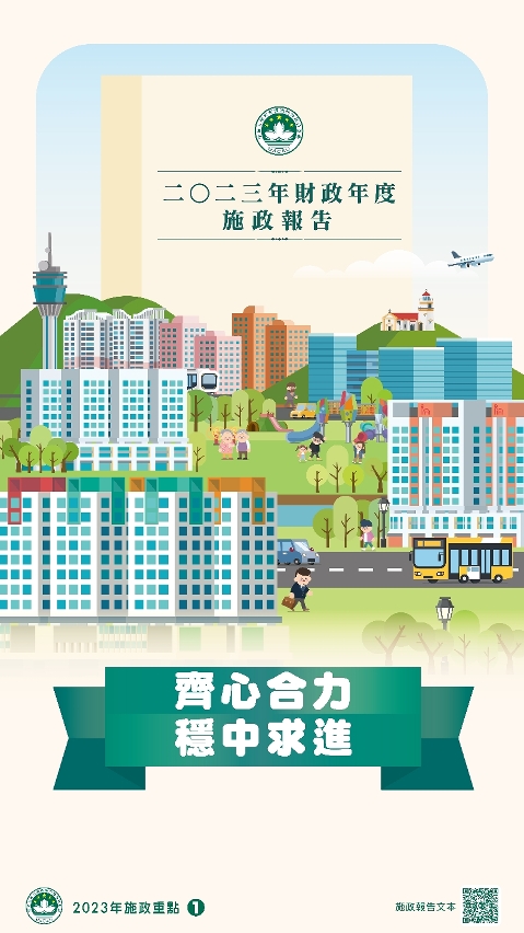 2023年施政重點：齊心合力 穩中求進