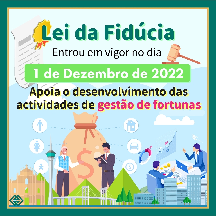 A “Lei da Fidúcia” entrou em vigor no dia 1 de Dezembro, de modo a apoiar o desenvolvimento das actividades de gestão de fortunas