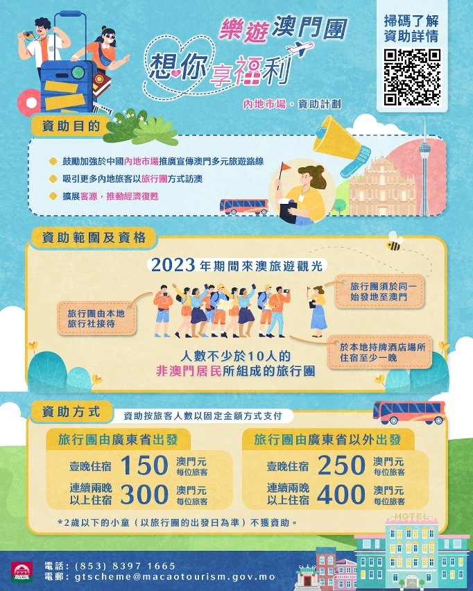 《想你享福利．樂遊澳門團》資助計劃 - 1
