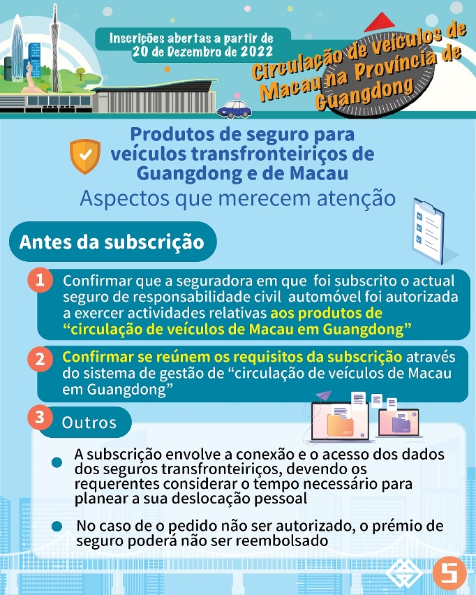 Lançamento dos produtos de seguros para veículos transfronteiriços de Guangdong e de Macau por parte das seguradoras de Macau