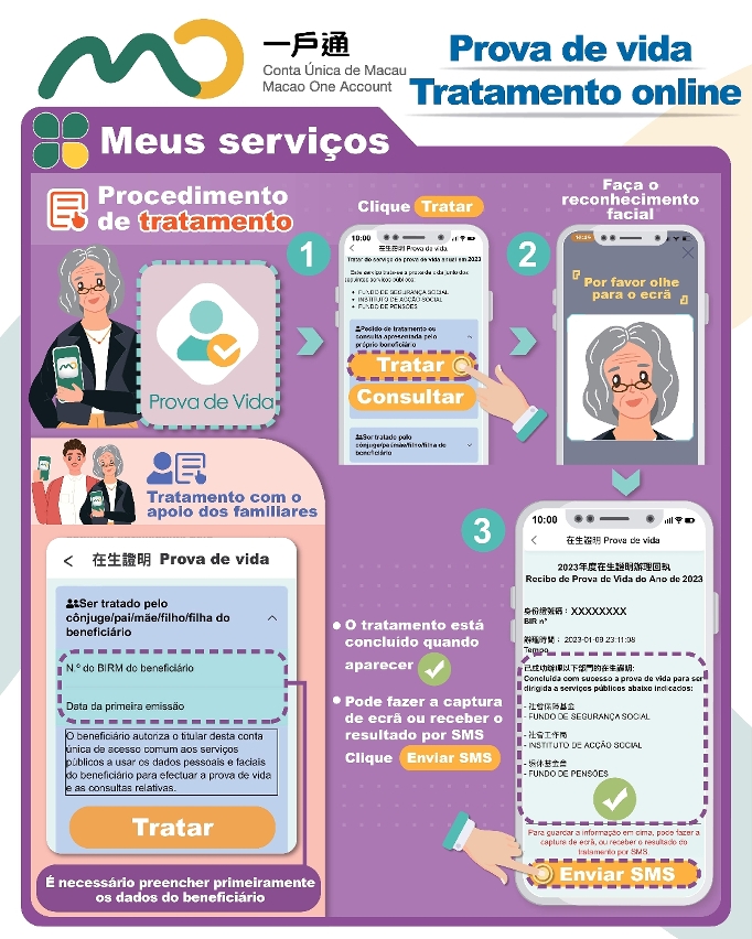 【Meus serviços】Prova de vida  tratamento online