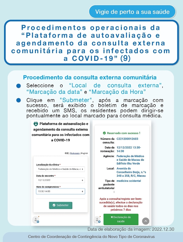 Início do serviço telefónico de consulta externa comunitária para infectados com sintomas ligeiros e diferentes necessidades de tratamento 9