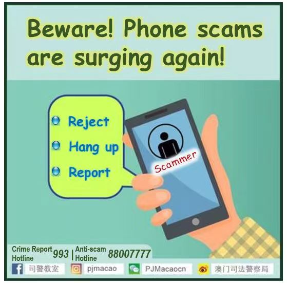 Beware of surging phone scams