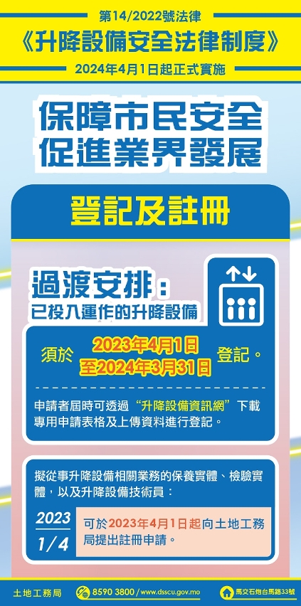 【圖文包】《升降設備安全法律制度》保障市民安全 促進業界發展