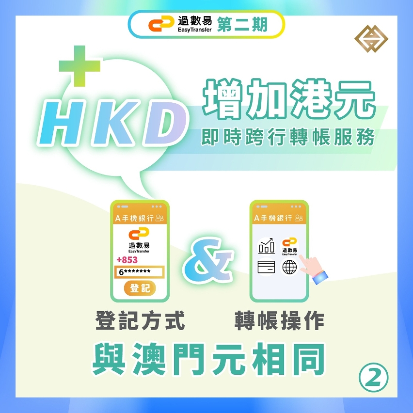 過數易第二期服務升級於9月25日推出