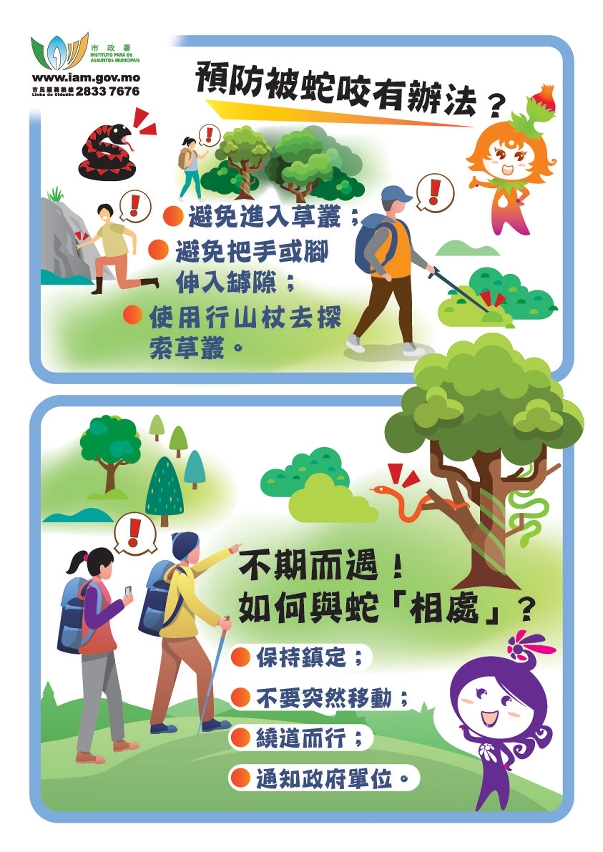 遇見蛇及被蛇咬之處理
