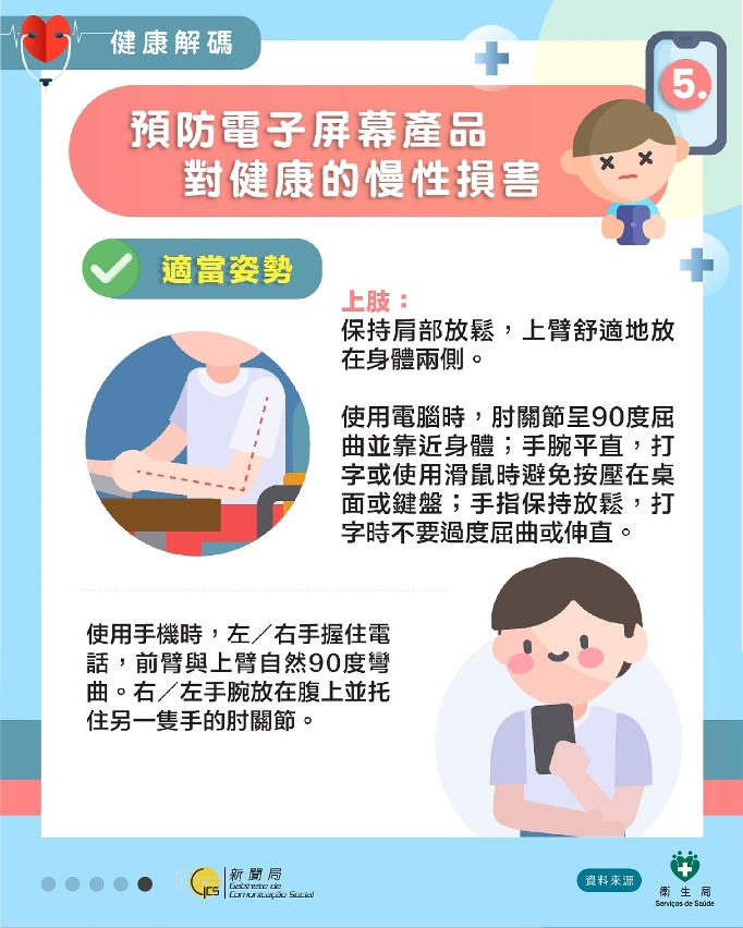 預防電子屏幕產品對健康的慢性損害 5