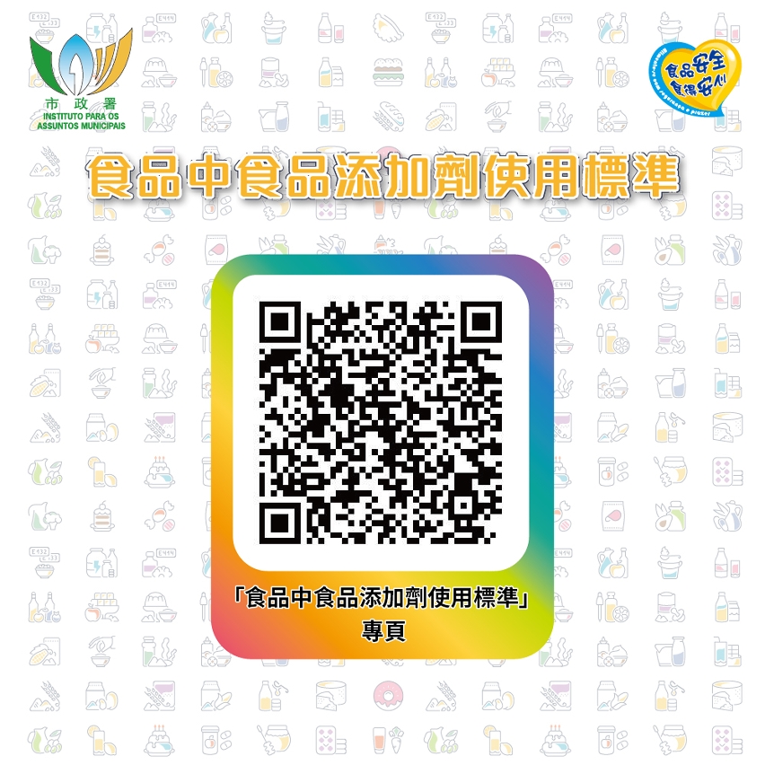 市政署於食安網設立食品中食品添加劑使用標準專頁