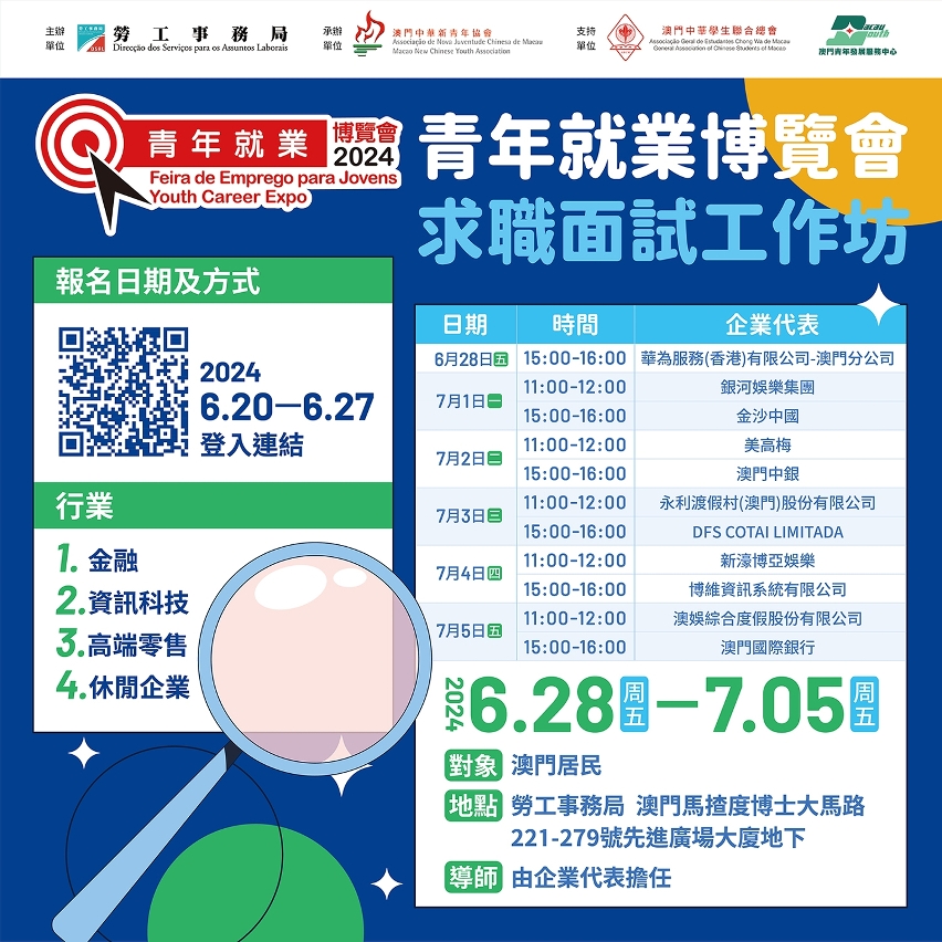 勞工局推出11場求職面試工作坊